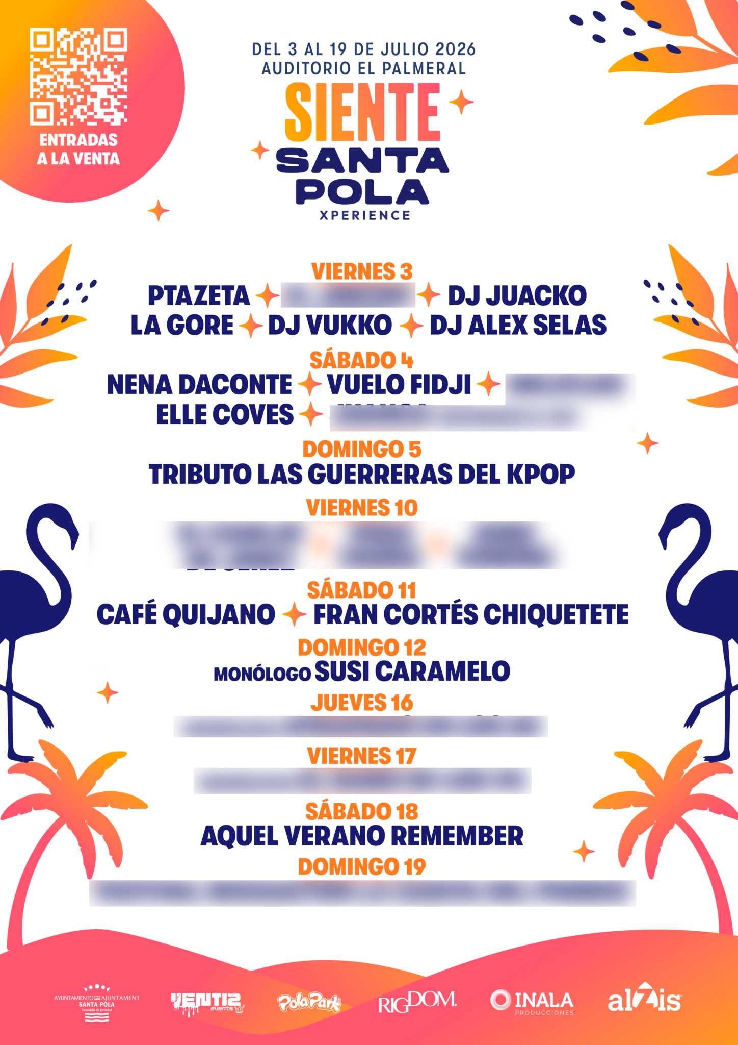 Cartel Festival Santa Pola 2026